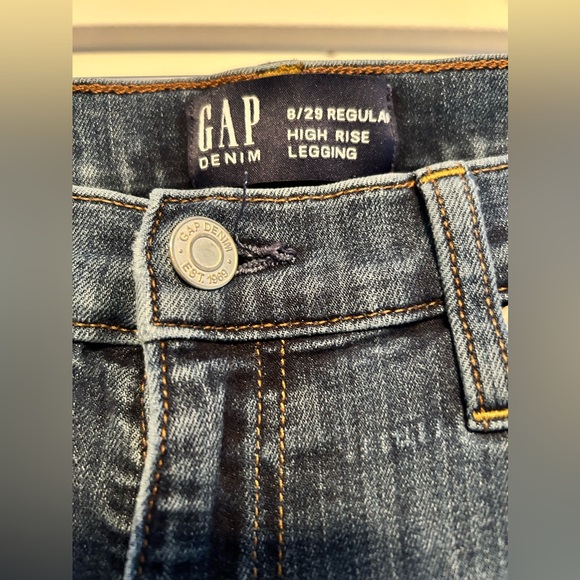 Gap denim 8/29 regular high rise legging - Picture 3 of 10
